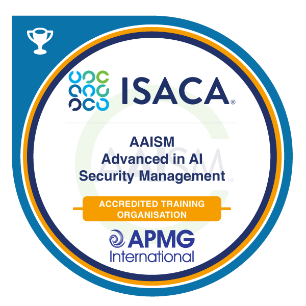 ISACA Accredited Badge — AI Information Security Management